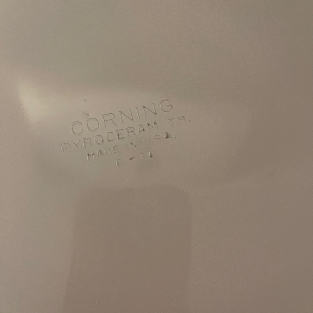 Vintage  Corningware Cornflower Blue Baking Dish with Pyroceram Lid and Carrier - Picture 6 of 10
